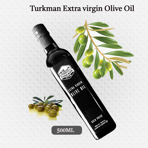 TURKMAN EXTRA VIRGIN OLIVE OIL 500 ML (COLD PRESS)